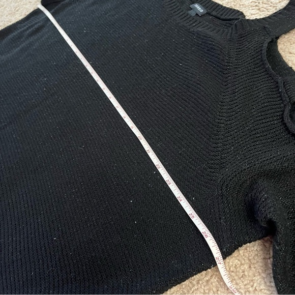 Torrid Black Cold-Shoulder Sweater size 3 - Picture 3 of 6